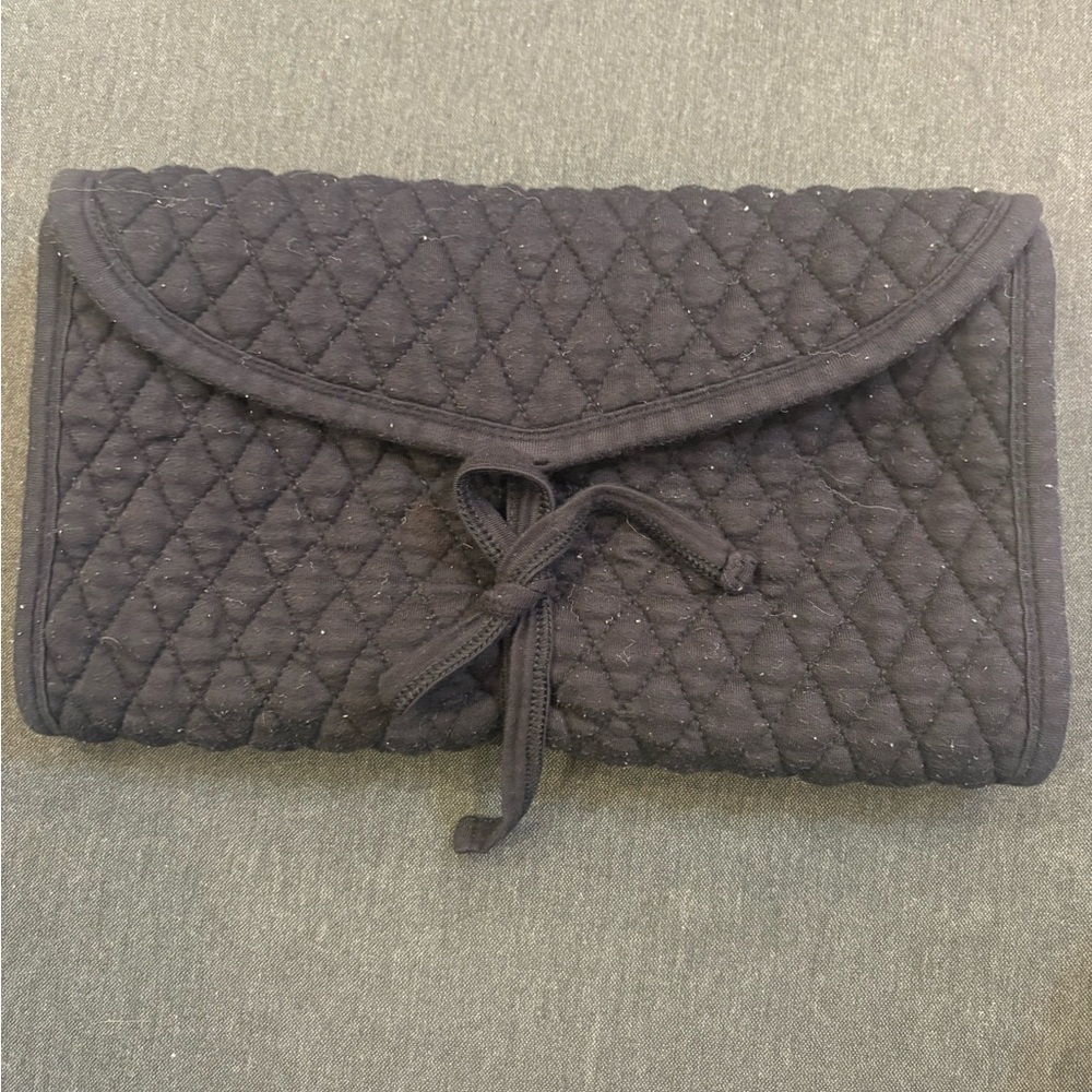 kate quinn Black Quilted changing pad